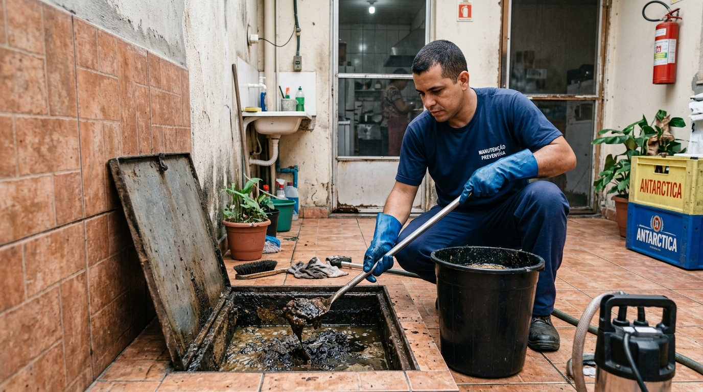 Limpeza de Caixa de Gordura perto de mim em Contagem‑MG